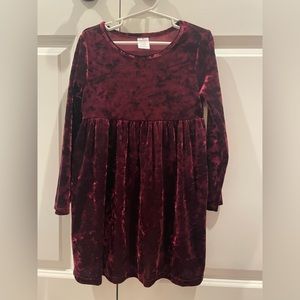 Velour dress